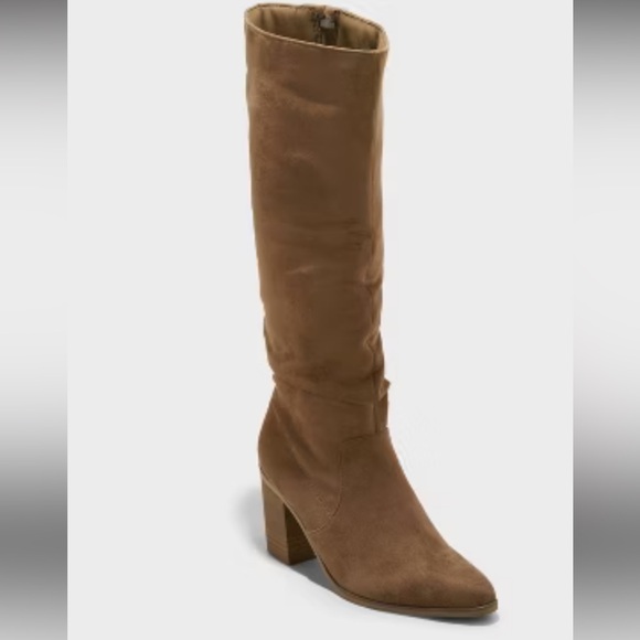 Universal Thread Shoes - Universal Thread| Women’s Junie Tall Boots | Taupe Brown | Size 8